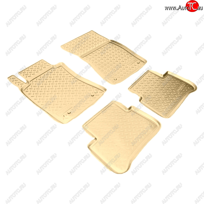 3 789 р. Коврики салона Norplast Unidec  Mercedes-Benz E-Class  W211 (2002-2009) дорестайлинг седан, рестайлинг седан (Цвет: бежевый)  с доставкой в г. Пермь