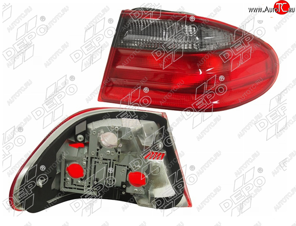 5 449 р. Правый фонарь задний DEPO Mercedes-Benz E-Class W210 седан рестайлинг (1999-2002)  с доставкой в г. Пермь