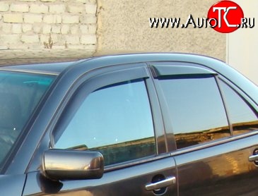 999 р. Комплект дефлекторов окон (ветровиков) 4 шт. (седан) Russtal Mercedes-Benz E-Class W210 дорестайлинг седан (1996-1999)  с доставкой в г. Пермь