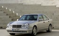 4 499 р. Комплект порогов AMG E45 Mercedes-Benz E-Class W210 дорестайлинг седан (1996-1999) (Неокрашенные)  с доставкой в г. Пермь. Увеличить фотографию 3