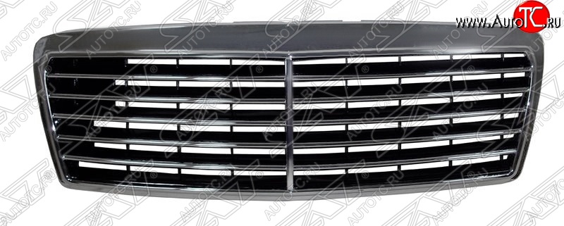 11 999 р. Решётка радиатора SAT (AVANTGARD, 5 полос) Mercedes-Benz E-Class W210 дорестайлинг универсал (1996-1999) (Неокрашенная)  с доставкой в г. Пермь