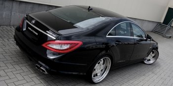 4 499 р. Спойлер багажника AMG Mercedes-Benz CLS class W218 (2011-2017) (Неокрашенный)  с доставкой в г. Пермь. Увеличить фотографию 2