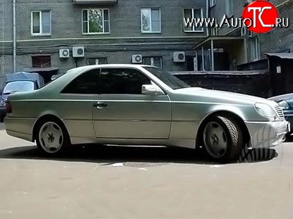 12 599 р. Пороги накладки AMG Mercedes-Benz CL class C140 (1992-1999) (Неокрашенные)  с доставкой в г. Пермь