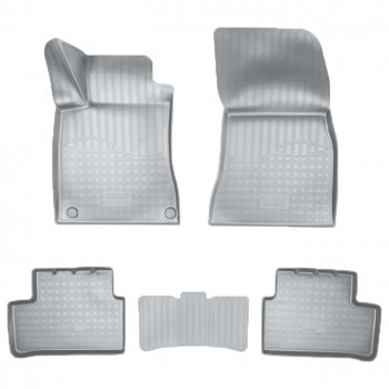 Коврики салонные Noplast (3D) Mercedes-Benz A class  W177 - CLA class  C118 (Серые)