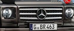19 199 р. Решётка радиатора AMG Mercedes-Benz G class W463 5 дв. дорестайлинг (1989-1994) (Неокрашенная)  с доставкой в г. Пермь. Увеличить фотографию 2