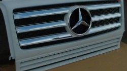 19 199 р. Решётка радиатора AMG Mercedes-Benz G class W463 5 дв. дорестайлинг (1989-1994) (Неокрашенная)  с доставкой в г. Пермь. Увеличить фотографию 3