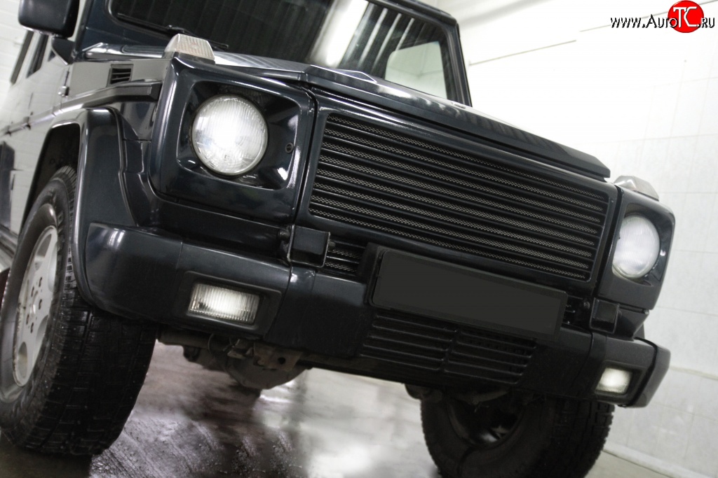 2 299 р. Правая накладка для головной оптики RA Mercedes-Benz G class W463 5 дв. дорестайлинг (1989-1994) (Неокрашенные)  с доставкой в г. Пермь