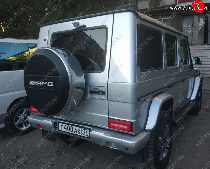 9 999 р. Колпак (крышка) запаски (R16-20) AMG KOLPAKA.NET Mercedes-Benz G class W463 5 дв. дорестайлинг (1989-1994) (наклейка AMG черная)  с доставкой в г. Пермь