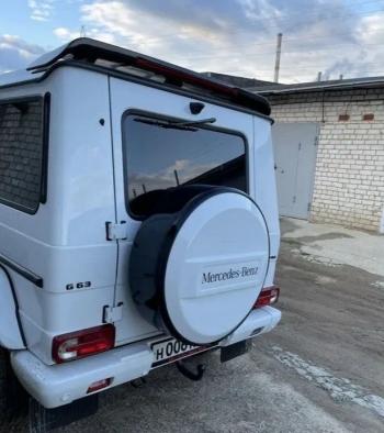 9 999 р. Колпак (крышка) запаски (R16-20) AMG KOLPAKA.NET Mercedes-Benz G class W463 5 дв. дорестайлинг (1989-1994) (наклейка AMG черная)  с доставкой в г. Пермь. Увеличить фотографию 4