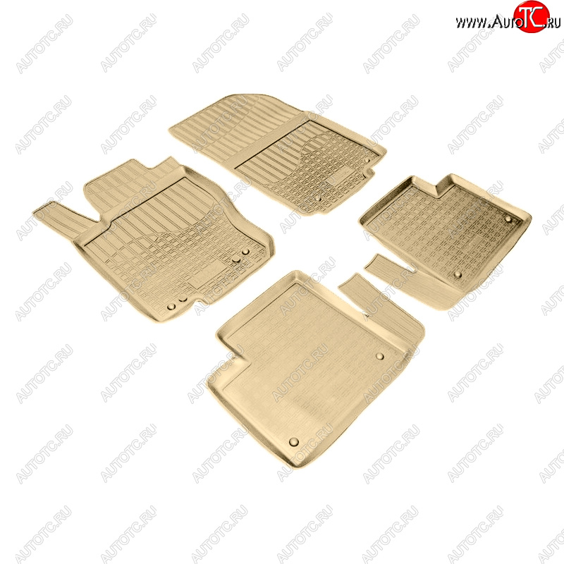 4 099 р. Коврики салона Norplast Unidec  Mercedes-Benz GL class  X166 - ML class  W166 (Цвет: бежевый)  с доставкой в г. Пермь