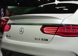 10 849 р. Лип спойлер (Coupe) AMG Style Mercedes-Benz GLE class C292 (2015-2025) (Неокрашенный)  с доставкой в г. Пермь. Увеличить фотографию 2