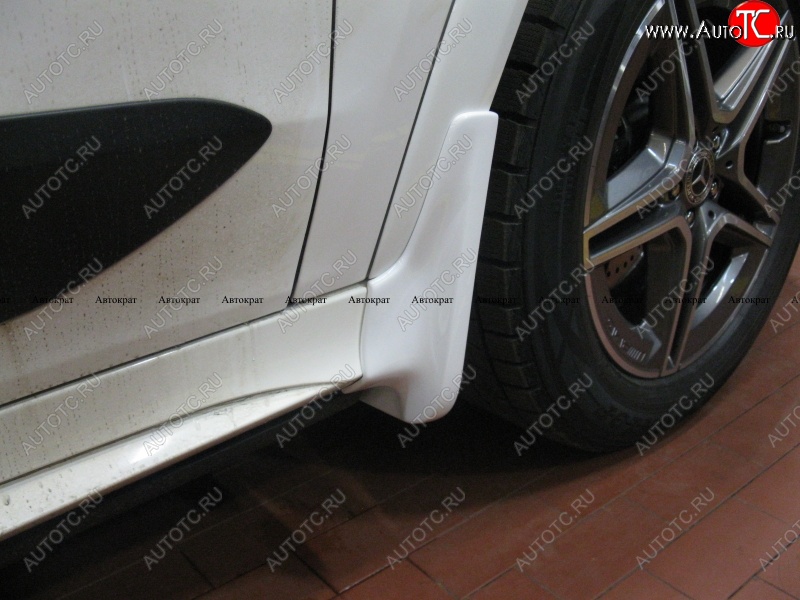 8 999 р. Брызговики AMG АВТОКРАТ (стеклопластик)  Mercedes-Benz GLE class  W167 (2018-2025) (Передние, Неокрашенные)  с доставкой в г. Пермь