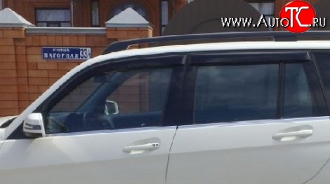 999 р. Комплект дефлекторов окон (ветровиков) 4 шт. Russtal Mercedes-Benz GLK class X204 дорестайлинг (2008-2012)  с доставкой в г. Пермь