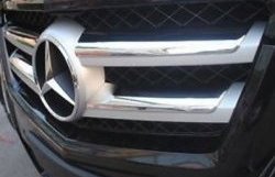 8 599 р. Хромированые накладки решетки радиатора СТ Mercedes-Benz GLK class X204 рестайлинг (2012-2015)  с доставкой в г. Пермь. Увеличить фотографию 2