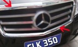 11 699 р. Накладка на решетку радиатора СТ Mercedes-Benz GLK class X204 рестайлинг (2012-2015)  с доставкой в г. Пермь. Увеличить фотографию 2
