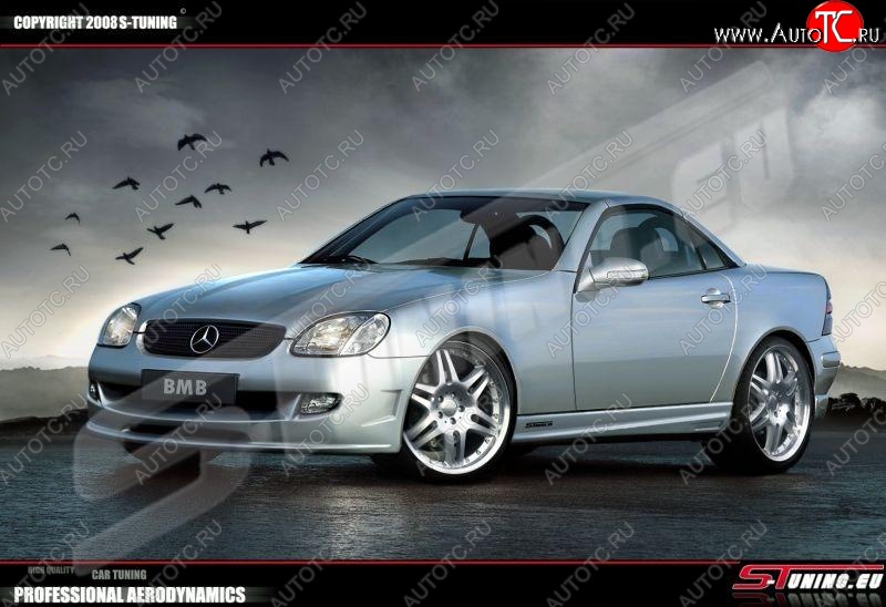 14 199 р. Пороги накладки ВМВ Mercedes-Benz SLK class R170 (1996-2003)  с доставкой в г. Пермь