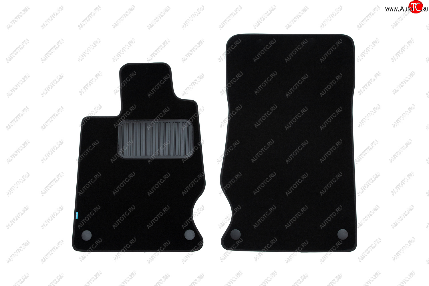 9 549 р. Текстильные коврики салона Klever Premium (передние 2шт)  Mercedes-Benz SL class  R230 (2002-2013) (Черные)  с доставкой в г. Пермь