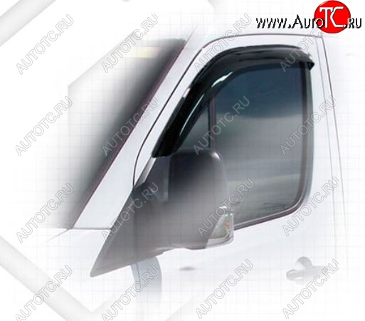 1 899 р. Дефлектора окон CA-Plastiс Mercedes-Benz Sprinter W906 (2006-2013) (Classic полупрозрачный, Без хром.молдинга)  с доставкой в г. Пермь