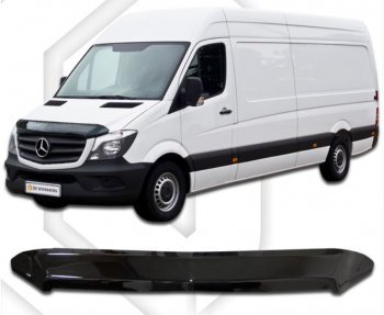 Дефлектор капота CA-Plastiс Mercedes-Benz Sprinter  W906 (2014-2018) рестайлинг