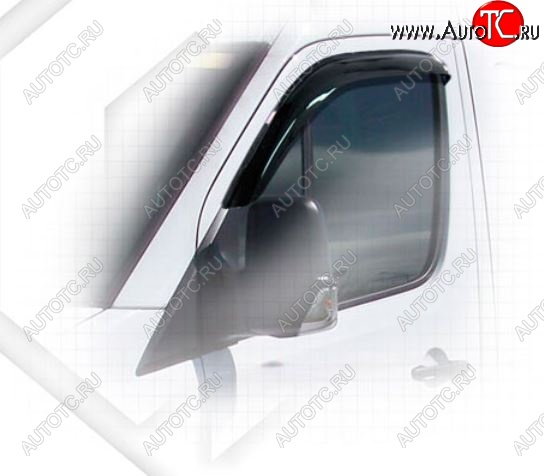 1 899 р. Дефлектора окон CA-Plastic Mercedes-Benz Sprinter W906 рестайлинг (2014-2018) (Classic полупрозрачный, Без хром.молдинга)  с доставкой в г. Пермь