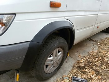 7 149 р. Накладки на колёсные арки CT Mercedes-Benz Sprinter W901 (1995-2000) (Неокрашенные)  с доставкой в г. Пермь. Увеличить фотографию 4