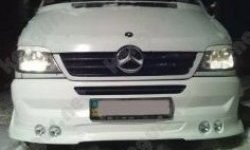 1 649 р. Реснички на фары CT Mercedes-Benz Sprinter W901 (1995-2000) (Неокрашенные)  с доставкой в г. Пермь. Увеличить фотографию 2