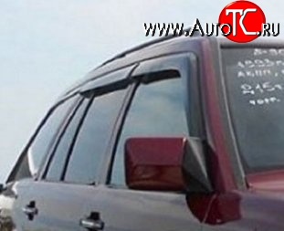 1 059 р. Комплект дефлекторов окон (ветровиков) 4 шт. (универсал) Russtal Mercedes-Benz E-Class S124 универсал рестайлинг (1993-1996)  с доставкой в г. Пермь