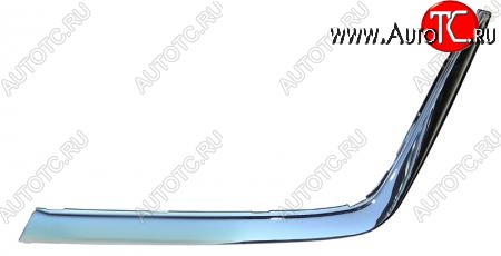 2 799 р. Левый молдинг на передний бампер SAT (хром) Mercedes-Benz S class W140 Седан (1991-1998) (Неокрашенный)  с доставкой в г. Пермь