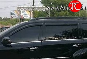 999 р. Комплект дефлекторов окон (ветровиков) 4 шт. Russtal Mercedes-Benz ML class W163 дорестайлинг (1997-2001)  с доставкой в г. Пермь