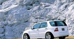 11 399 р. Пороги накладки Executive Line Wald Mercedes-Benz ML class W163 дорестайлинг (1997-2001) (Неокрашенные)  с доставкой в г. Пермь. Увеличить фотографию 4
