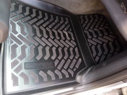 1 839 р. Коврики в салон Aileron 3D  Mercedes-Benz ML class  W163 (1997-2001) дорестайлинг  с доставкой в г. Пермь. Увеличить фотографию 4