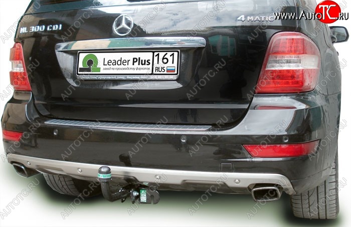10 599 р. Фаркоп Лидер Плюс.  Mercedes-Benz ML class  W164 (2005-2011) дорестайлинг, рестайлинг (Без электропакета)  с доставкой в г. Пермь