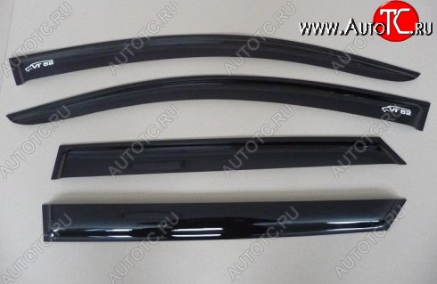 999 р. Комплект дефлекторов окон (ветровиков) 4 шт. Russtal Mercedes-Benz ML class W166 (2011-2015)  с доставкой в г. Пермь