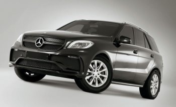 33 799 р. Передний бампер Yurol Mercedes-Benz ML class W166 (2011-2015) (Неокрашенный)  с доставкой в г. Пермь. Увеличить фотографию 3