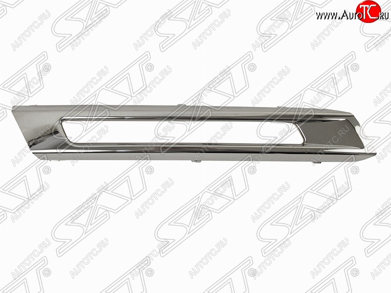 4 599 р. Левая рамка ДХО SAT (хром) Mercedes-Benz ML class W166 (2011-2015)  с доставкой в г. Пермь
