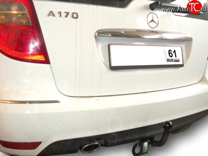 4 799 р. Фаркоп Лидер Плюс  Mercedes-Benz A class  W169 (2005-2008) дорестайлинг, хэтчбэк 5 дв. (Без электропакета)  с доставкой в г. Пермь