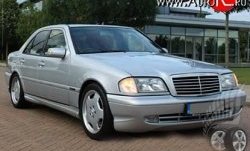 11 399 р. Передний бампер AMG Mercedes-Benz C-Class W202 дорестайлинг седан (1993-1997) (Неокрашенный)  с доставкой в г. Пермь. Увеличить фотографию 2