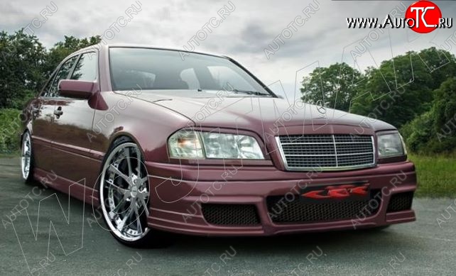 25 899 р. Передний бампер R1 Mercedes-Benz C-Class W202 дорестайлинг седан (1993-1997)  с доставкой в г. Пермь