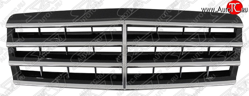 14 349 р. Решётка радиатора (SPORT BLACK) SAT Mercedes-Benz C-Class W202 дорестайлинг седан (1993-1997) (Неокрашенная)  с доставкой в г. Пермь