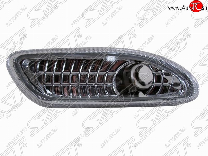 559 р. Правый указатель поворота в бампер SAT (хрусталь) Mercedes-Benz C-Class W203 дорестайлинг седан (2000-2004)  с доставкой в г. Пермь