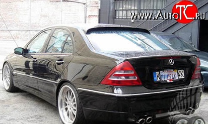 5 099 р. Козырёк на заднее стекло LORINSER Mercedes-Benz C-Class W203 дорестайлинг седан (2000-2004) (Неокрашенный)  с доставкой в г. Пермь