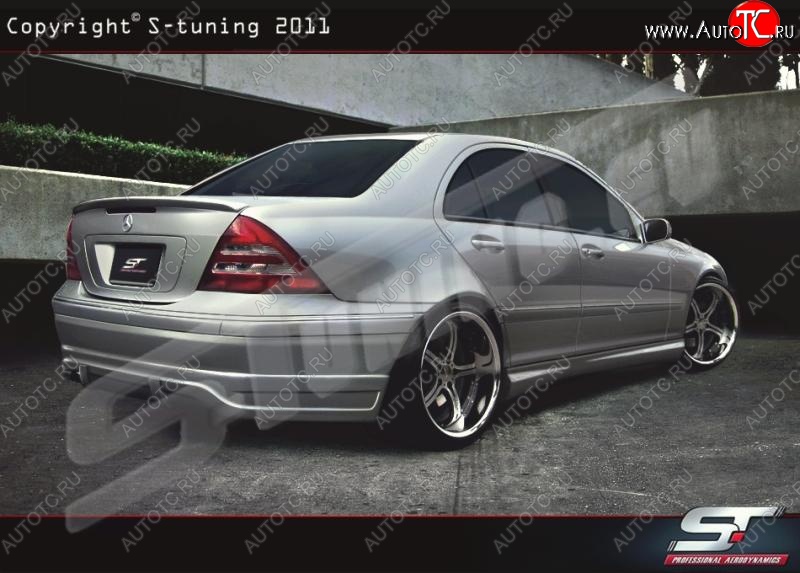 26 899 р. Задний бампер Wild Mercedes-Benz C-Class W203 дорестайлинг седан (2000-2004)  с доставкой в г. Пермь