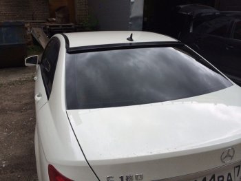 3 399 р. Козырек на заднее стекло АВТОКРАТ  Mercedes-Benz C-Class  W204 (2007-2015) дорестайлинг седан, рестайлинг седан (Неокрашенный)  с доставкой в г. Пермь. Увеличить фотографию 2