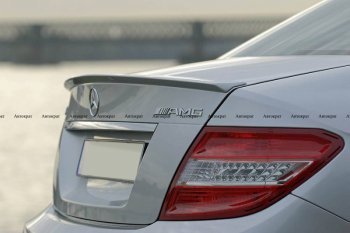 3 399 р. Лип спойлер АВТОКРАТ AMG Mercedes-Benz C-Class W204 дорестайлинг седан (2007-2011) (Неокрашенный)  с доставкой в г. Пермь. Увеличить фотографию 3