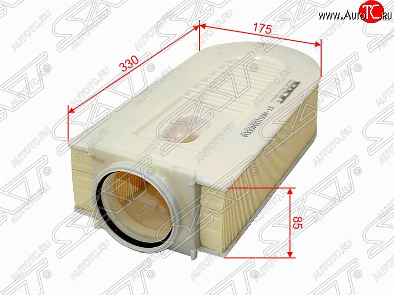 1 129 р. Фильтр воздушный двигателя SAT (330x175x85 mm)  Mercedes-Benz C-Class  W204 - E-Class  W212  с доставкой в г. Пермь