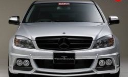 19 949 р. Передний бампер WALD Mercedes-Benz C-Class W204 дорестайлинг седан (2007-2011) (Неокрашенный)  с доставкой в г. Пермь. Увеличить фотографию 2
