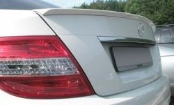 4 499 р. Лип спойлер AMG Style Mercedes-Benz C-Class W204 дорестайлинг седан (2007-2011) (Неокрашенный)  с доставкой в г. Пермь. Увеличить фотографию 4