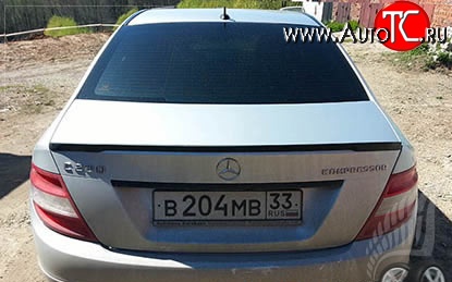 5 949 р. Лип спойлер EDO COMPETITION Mercedes-Benz C-Class W204 дорестайлинг седан (2007-2011) (Неокрашенный)  с доставкой в г. Пермь
