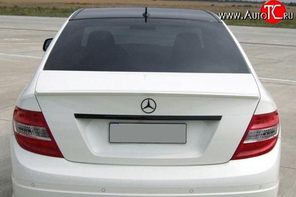 2 269 р. Лип спойлер M-VRS Mercedes-Benz C-Class W204 дорестайлинг седан (2007-2011) (Неокрашенный)  с доставкой в г. Пермь
