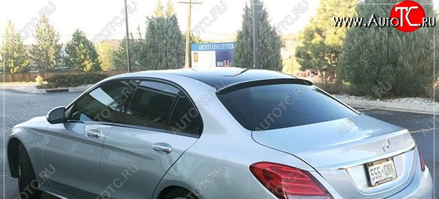 5 249 р. Козырёк на заднее стекло C63 AMG Mercedes-Benz C-Class W205 дорестайлинг седан (2015-2018) (Неокрашенный)  с доставкой в г. Пермь